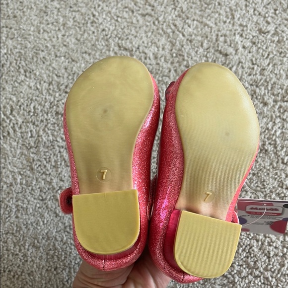 Disney Minnie Mouse Pink Glitter Kids Shoes - Picture 4 of 5